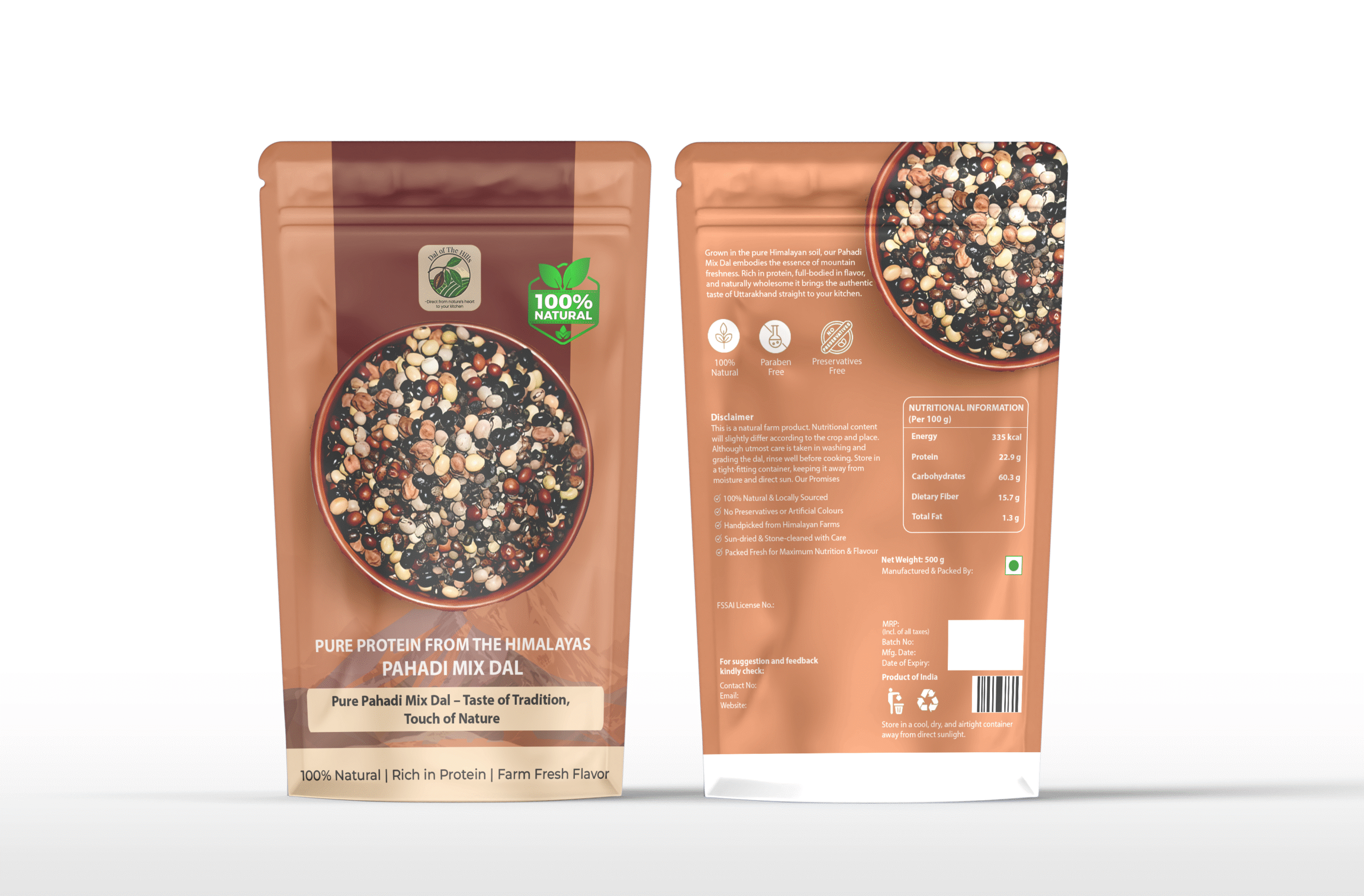 pahadi mix dal packaging Mix Dal - Image 1