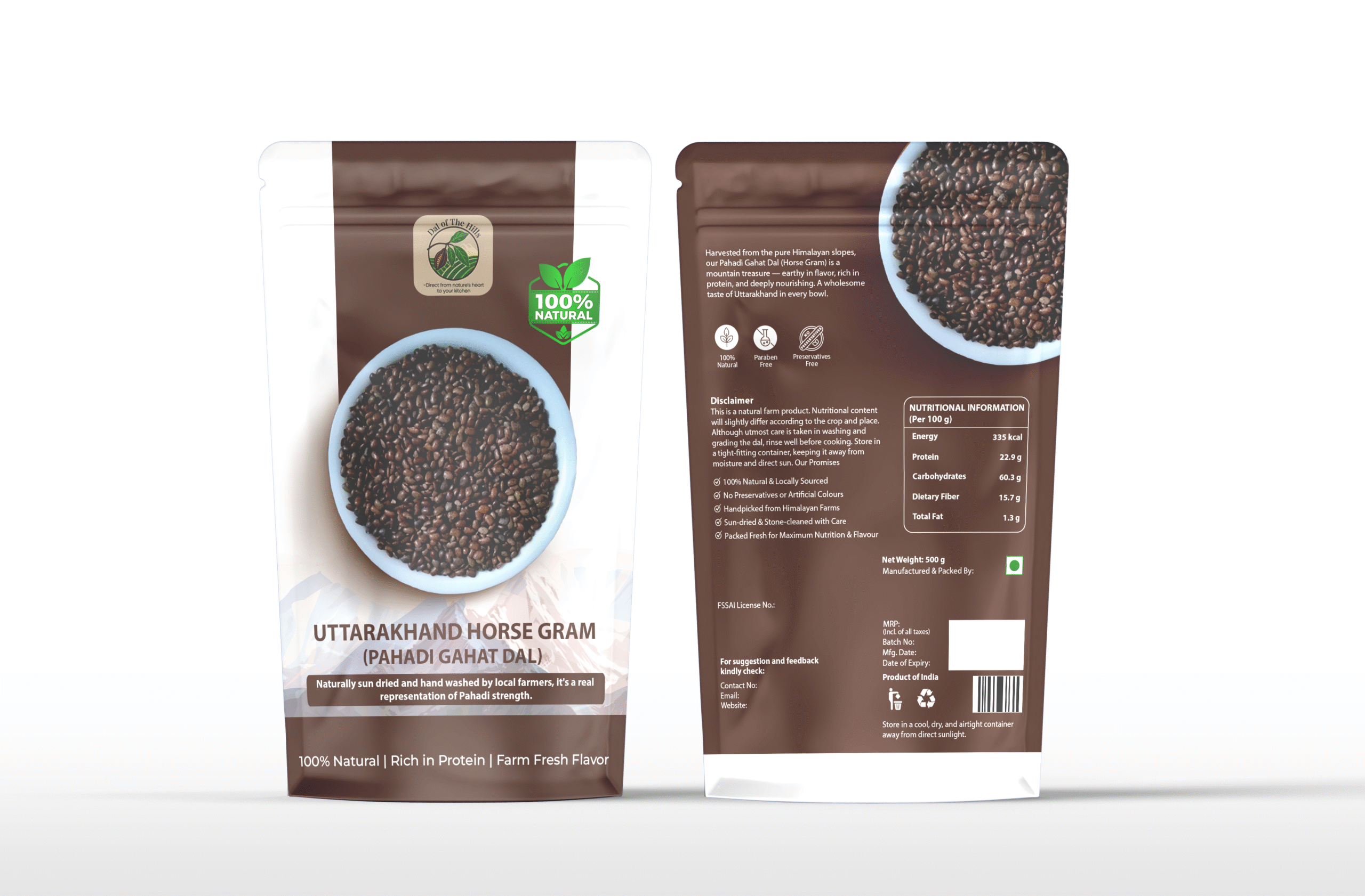 Pahadi Gahat Dal Packaging Gahat Dal - Image 1